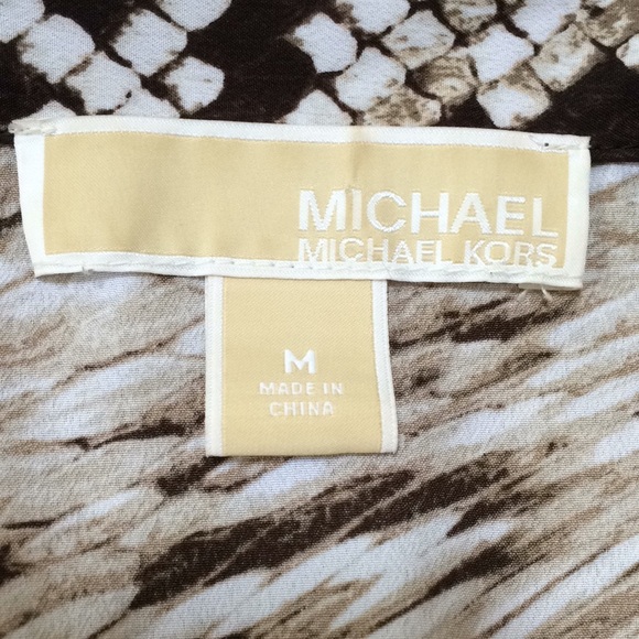 Michael Michael Kors medium brown combo top. - Picture 5 of 9